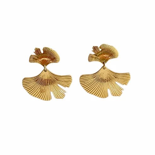 Ginkgo Leaf Earring - Private Gallery Boutique