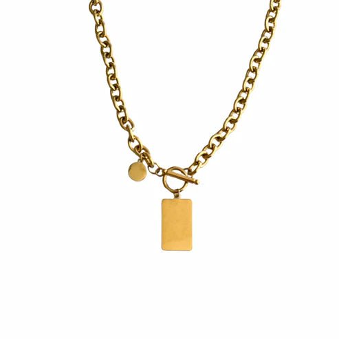 Gold Link Chain with Gold Charms - Private Gallery Boutique
