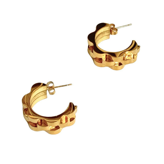 Gold Watch Band Hoop - Private Gallery Boutique