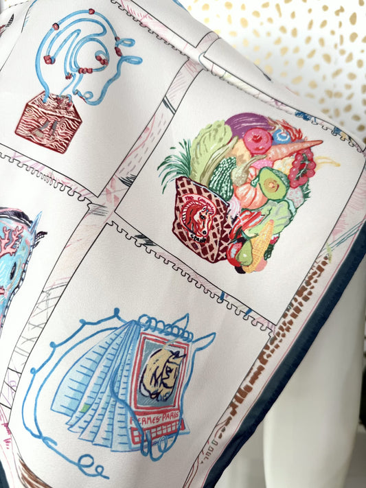 Horsescape Scarf - Private Gallery Boutique