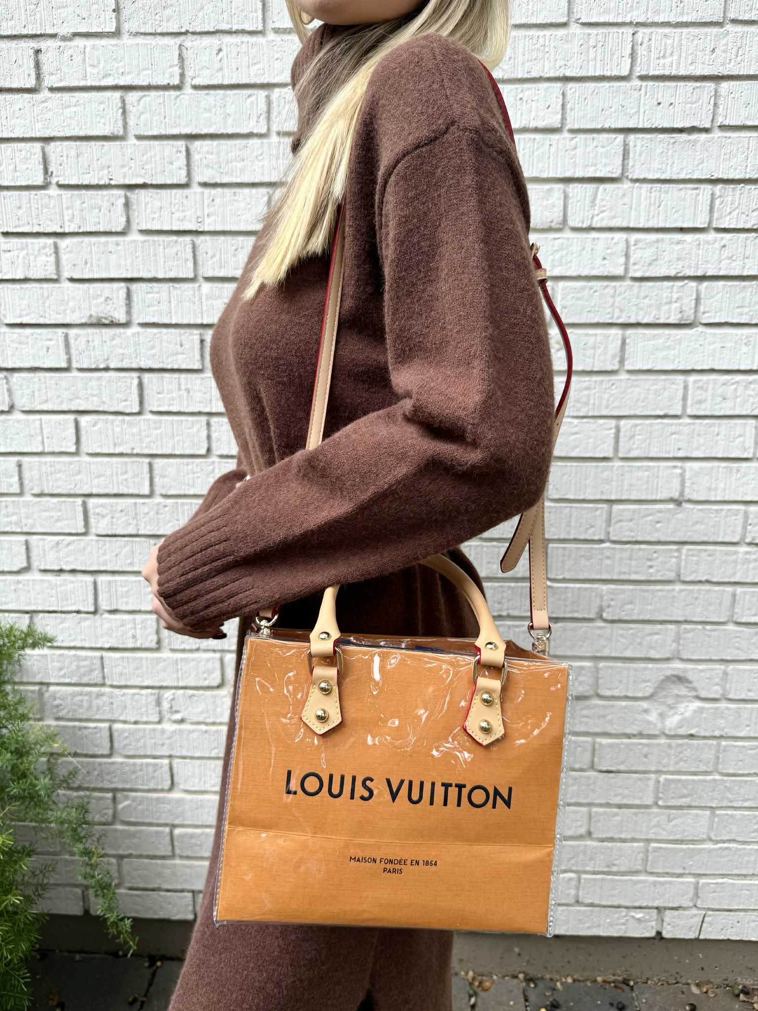 Louis Vuitton Shopping Bag Crossbody - Private Gallery Boutique