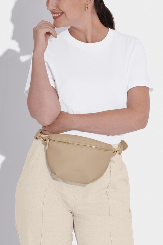 Maya Belt Bag Light Taupe - Private Gallery Boutique