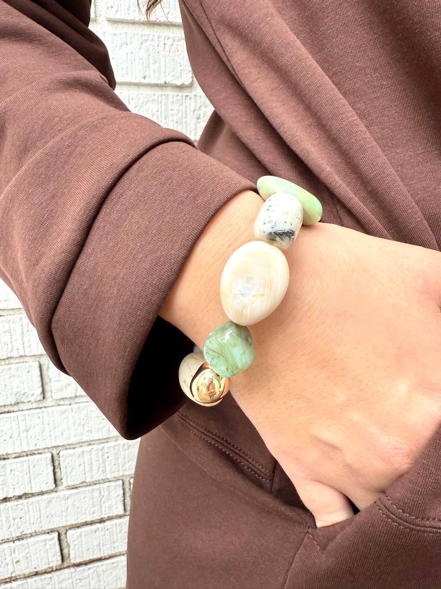 Multi Tone Beaded Bracelet - Private Gallery Boutique