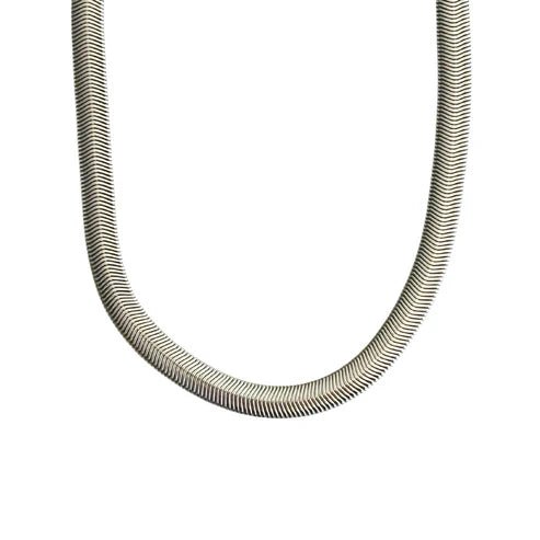 Silver Snake Chain Necklace - Private Gallery Boutique