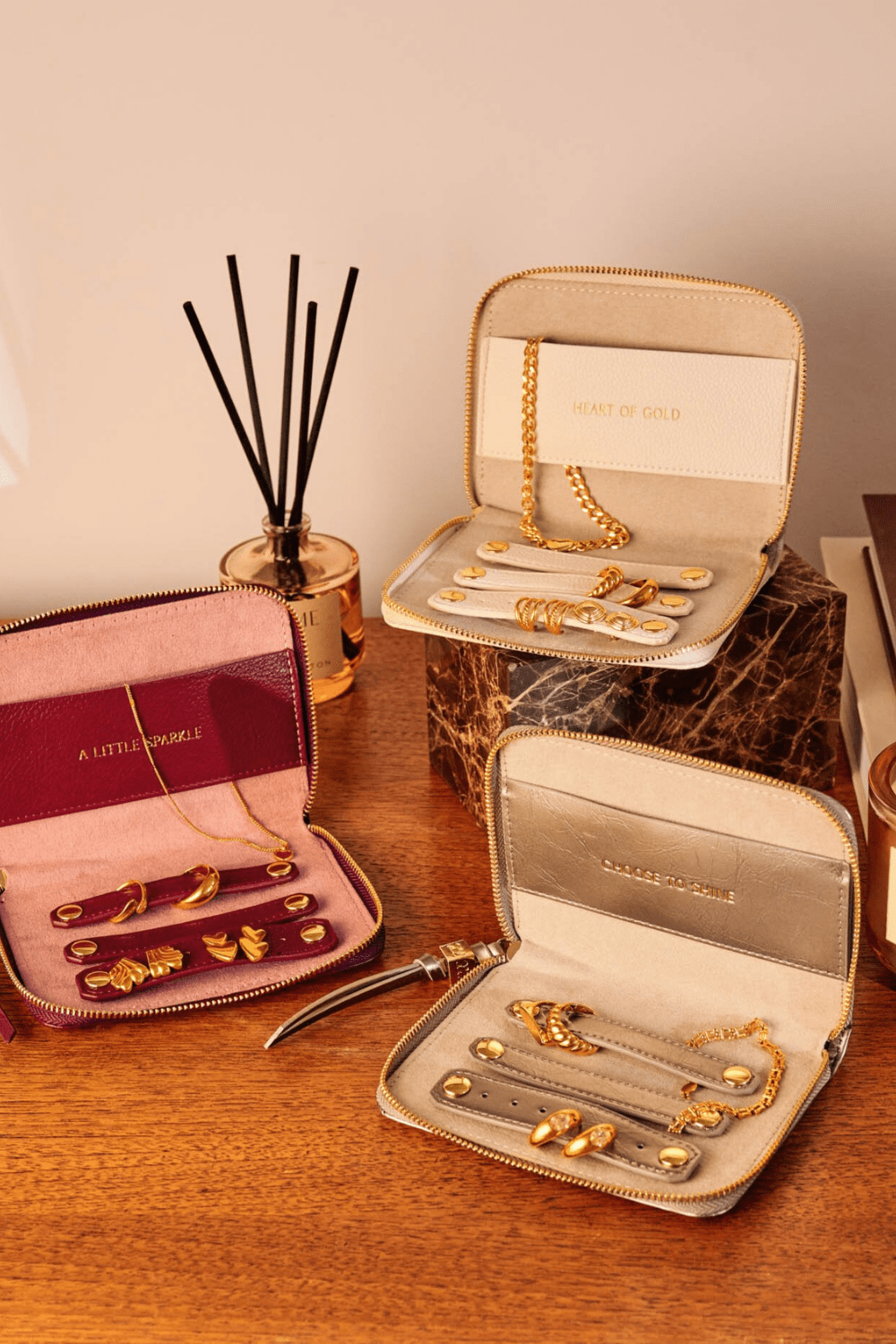 Slim Jewelry Case - Choose To Shine - Private Gallery Boutique